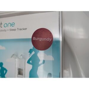Fitbit One Retail Box Burgundy FB103BY No tracker no accy Empty Box Only 4 Parts